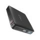 SBS HD 10W 5000mAh USB-C Power Bank with LCD Display - Black