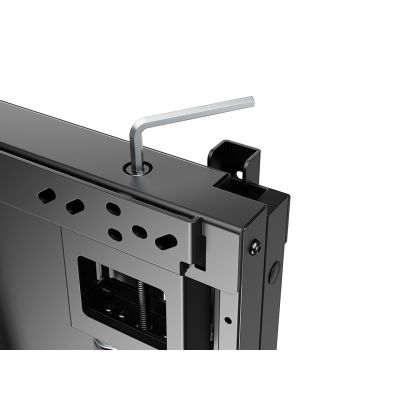 9. Accessories - bracket - top-bottom - for TV - interactive - plastic, stainless steel, aluminum - (55"-86") - wall mounting