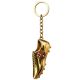 FC Barcelona original licensed keychain in the shape of a golden football boot B7084