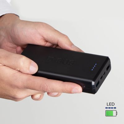 6. Powerbank Puro Fast 20000 mAh 2x USB-A + 1x USB-C - black