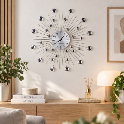 11. Esperanza Boston EHC002 wall clock (silver)