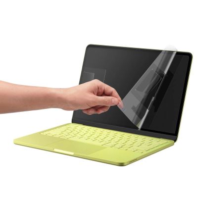 5. Spigen Glas.tR Slim FC Tempered Glass Screen Protector for MacBook Neo 13" 2026 - Black