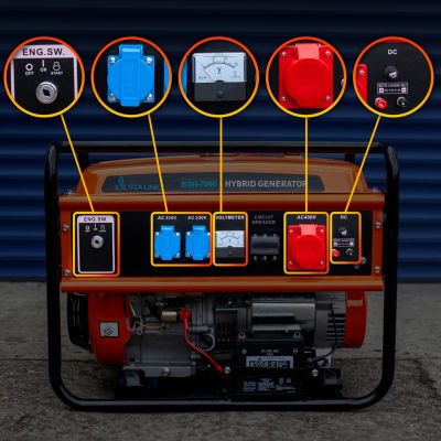 29. Extralink EGH-7000 hybrid power generator, 7kW