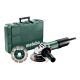 METABO ANGLE GRINDER 125 W 850-125 SET + DIAMOND DISC SUITCASE