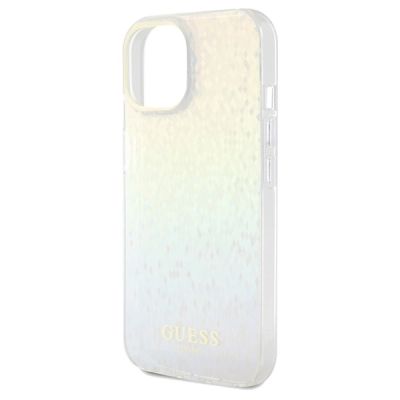6. Guess IML Faceted Mirror Disco Iridescent case for iPhone 14 / 15 / 13 - multicolor