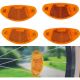 8. DUNLOP WHEEL SPOKE REFLECTORS 4 PCS