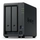 NAS Synology DS725+, Tower, 2x 2.5"/3.5" SATA + 2x M.2 2280 NVMe SSD; AMD Ryzen R1600; 4GB DDR4 (max. 32GB), 1x 1GbE RJ-45, 1x 2.5GbE RJ-45, 1x USB 3.2, 65W adapter