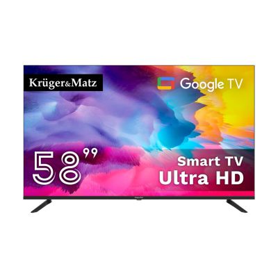 Kruger&Matz 58" UHD smart DVB-T2/S2 H.265 Hevc TV