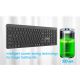 7. GEMBIRD WIRELESS KEYBOARD + MOUSE SET SLIM PRO BUSINESS, DUAL MODE: 2.4 GHZ + BT, RU LAYOUT, BLACK
