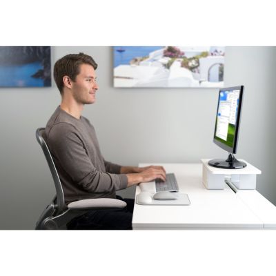 10. Kensington ErgoSoft Mouse Pad with Wrist Rest, Gray