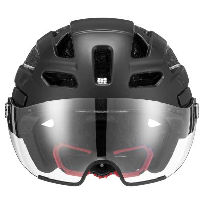 4. UVEX Finale visor bike helmet 56-61cm, black matt