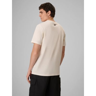 2. Men's regular printed T-shirt 4F 4FRSS26TTSHM4230-11S