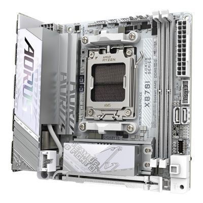 3. Gigabyte X870I AORUS PRO ICE Motherboard (X870, AM5, mITX, DDR5)