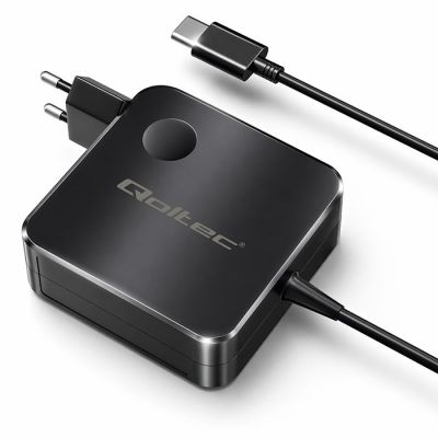 QOLTEC GAN 65W AC CHARGER | USB-C PD PPS | 5-21V | 3-3.25A