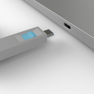 4. Lindy 40465 Port Blocker Port Blocker + USB Type-C Dongle Blue Acrylonitrile Butadiene Styrene (ABS) 1 pc.
