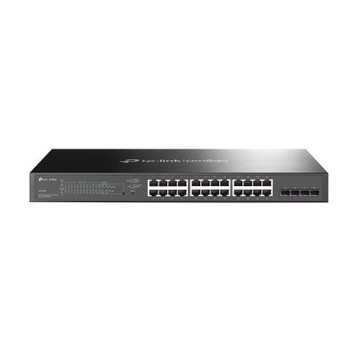 TP-Link Omada TL-SG2428P Managed L2/L2+ Gigabit Ethernet (10/100/1000) PoE Support 1U Black