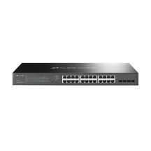 TP-Link Omada TL-SG2428P Managed L2/L2+ Gigabit Ethernet (10/100/1000) PoE Support 1U Black