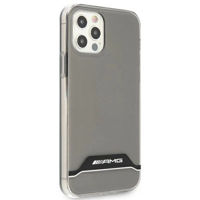 4. AMG Electroplate Black&White Case for iPhone 12 / 12 Pro - Transparent
