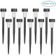 LED SOLAR LAMP O4.7x30.5cm PLASTIC SET 10 PCS