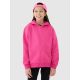 Girls' sweatshirt with a hood, 4F Junior 4FJRAW24TSWSF1830-55S