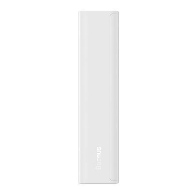 4. Baseus Adaman2 power bank with digital display 2x USB-A / 1x USB-C 10000mAh 30W - white