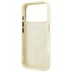 7. Guess Ring Stand 360 Grained Classic Logo MagSafe case for iPhone 18 Pro Max / 17 Pro Max - beige