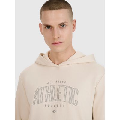 4. Men's sweatshirt with hood, open, 4F 4FRSS25TSWSM2201-12S