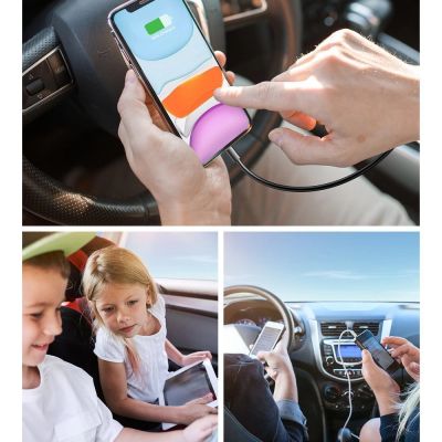 12. Joyroom car charger 2xPD + 2xQC3.0 72W 1.5m black (JR-CL05)