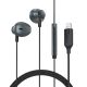 2. Acefast L1 in-ear headphones with Lightning connector, microphone and remote control 1.2 m - black