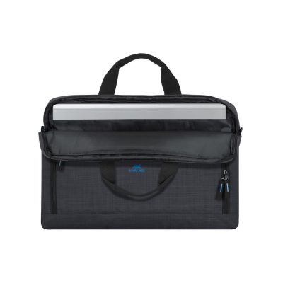 10. Rivacase Regent 8058 43.9 cm (17.3") Messenger Case Black, Cyan