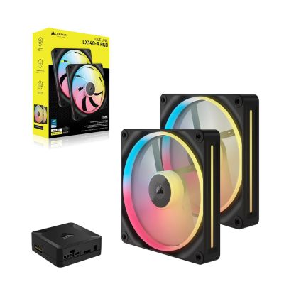 3. Corsair iCUE LINK LX140-R RGB PWM fan 2-pack