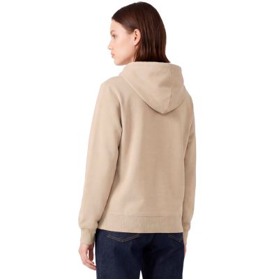 3. Champion Women's Hoodie Sweatshirt Beige 118404 MS041