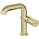 Washbasin tap with rectangular spout