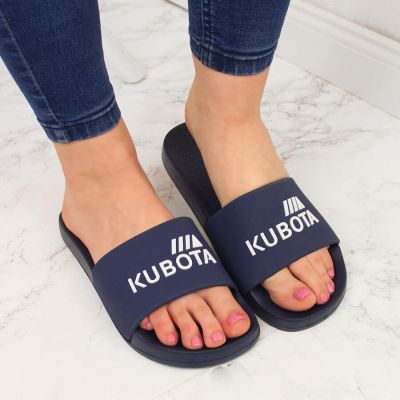 3. Kubota W KUB1B basic pool flip-flops, navy blue 