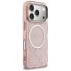 4. Guess IML Peony Dot MagSafe case for iPhone 17 Pro - pink