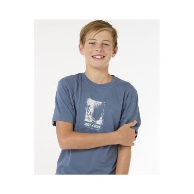 3. RIP CURL Raw Energy Frame Tee - Boy Navy