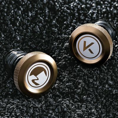 3. Rockbros VK-KB10 ROAD TO SKY Aluminum Handlebar Plugs - Brown