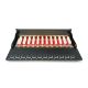 3. Digitus Desktop Patch Panel 12x RJ45, LSA level, cat.6A, shielded, black, cable guide