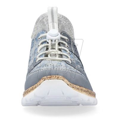 18. Rieker W N4255-12 openwork sports shoes blue