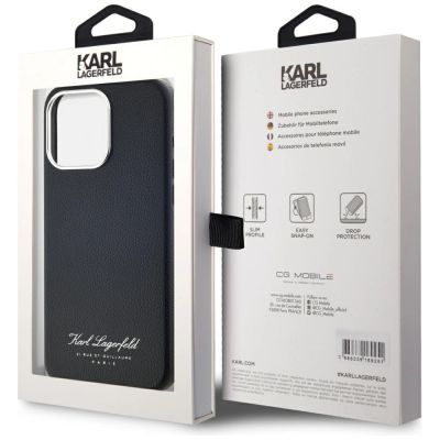 8. Karl Lagerfeld hotel RSG iPhone 15 Pro case - black