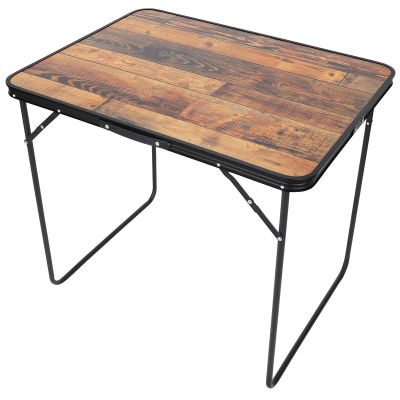 3. FOLDABLE CAMPING TABLE 80X60X70CM WOOD
