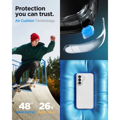 12. Spigen Liquid Crystal Case for Samsung Galaxy A37 5G - Transparent
