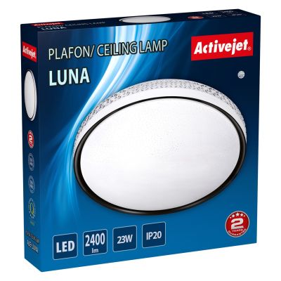 3. Modern LED ceiling lamp Activejet LUNA 23W
