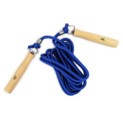SMJ sport JR280 cotton skipping rope - 280 cm blue