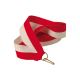 Ribbon 11 mm - white and red