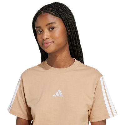 11. adidas Essentials 3-Stripes Cotton T-shirt W JV7359