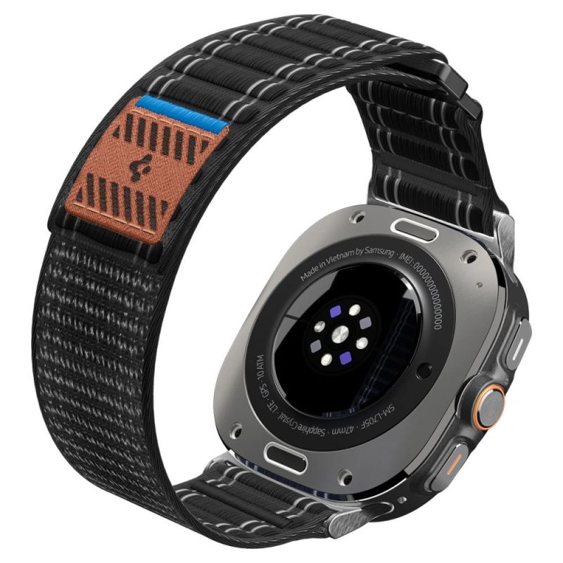 10. Spigen WBF0 Strap for Samsung Galaxy Watch Ultra 47mm - Black