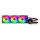3. Montech LightFlow ARGB 360 Processor All-in-One Liquid Cooler 12 cm Black 1 pc.