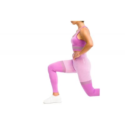 2. GymHero Leggins Stripes W MAUVE