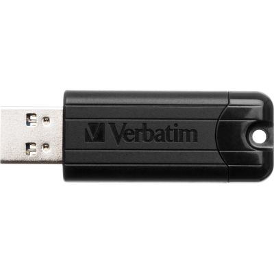 5. Verbatim PinStripe USB Flash Drive 128GB USB Type-A 3.2 Gen 1 (3.1 Gen 1) Black